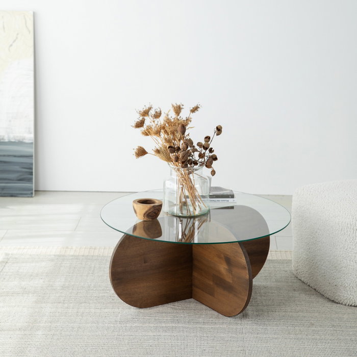 Hanah Home Bubble Wood - Walnut